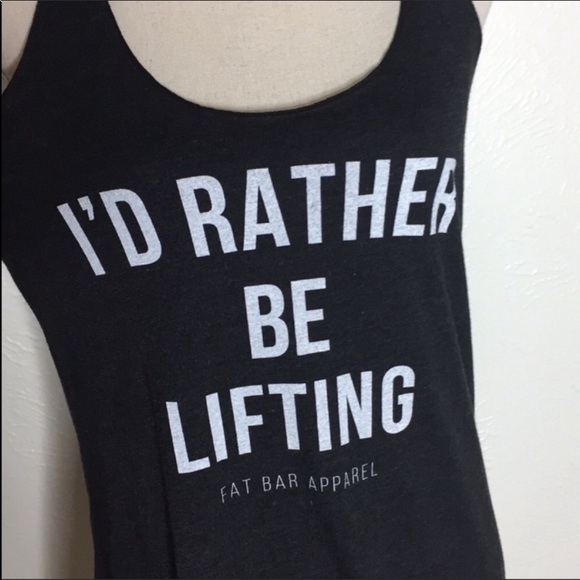 Bundle of 2 Fat Bar Apparel Large Tank Tops - Picture 5 of 6